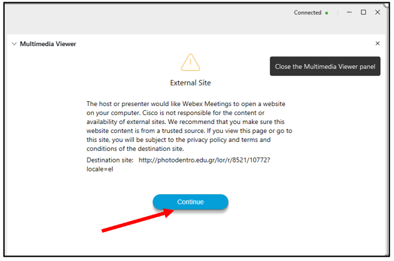 Share Multimedia participants message2